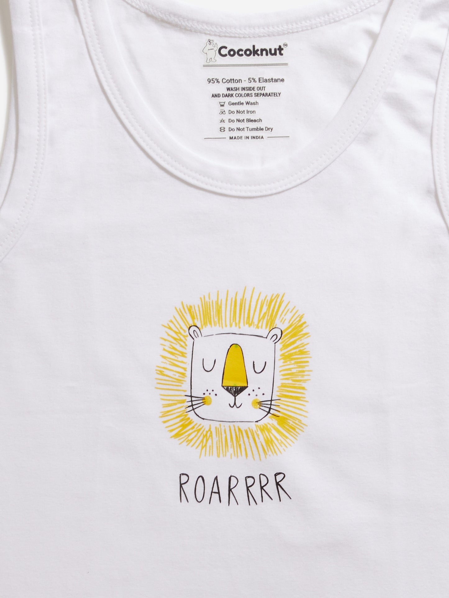 Roarrrr Dino Boys Vest (Pack of 2)