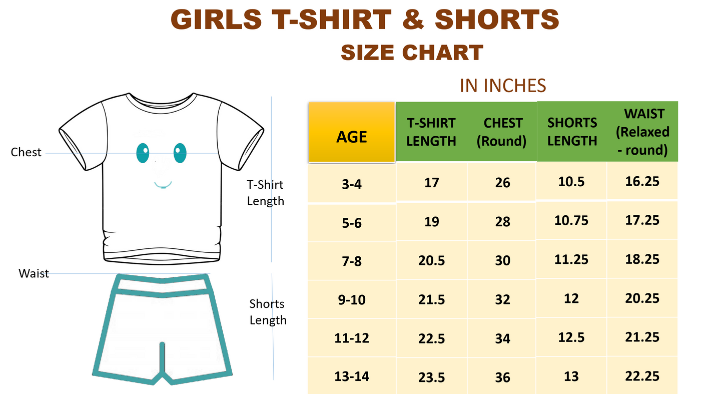 Do love Pink Girls T-shirt and Shorts set