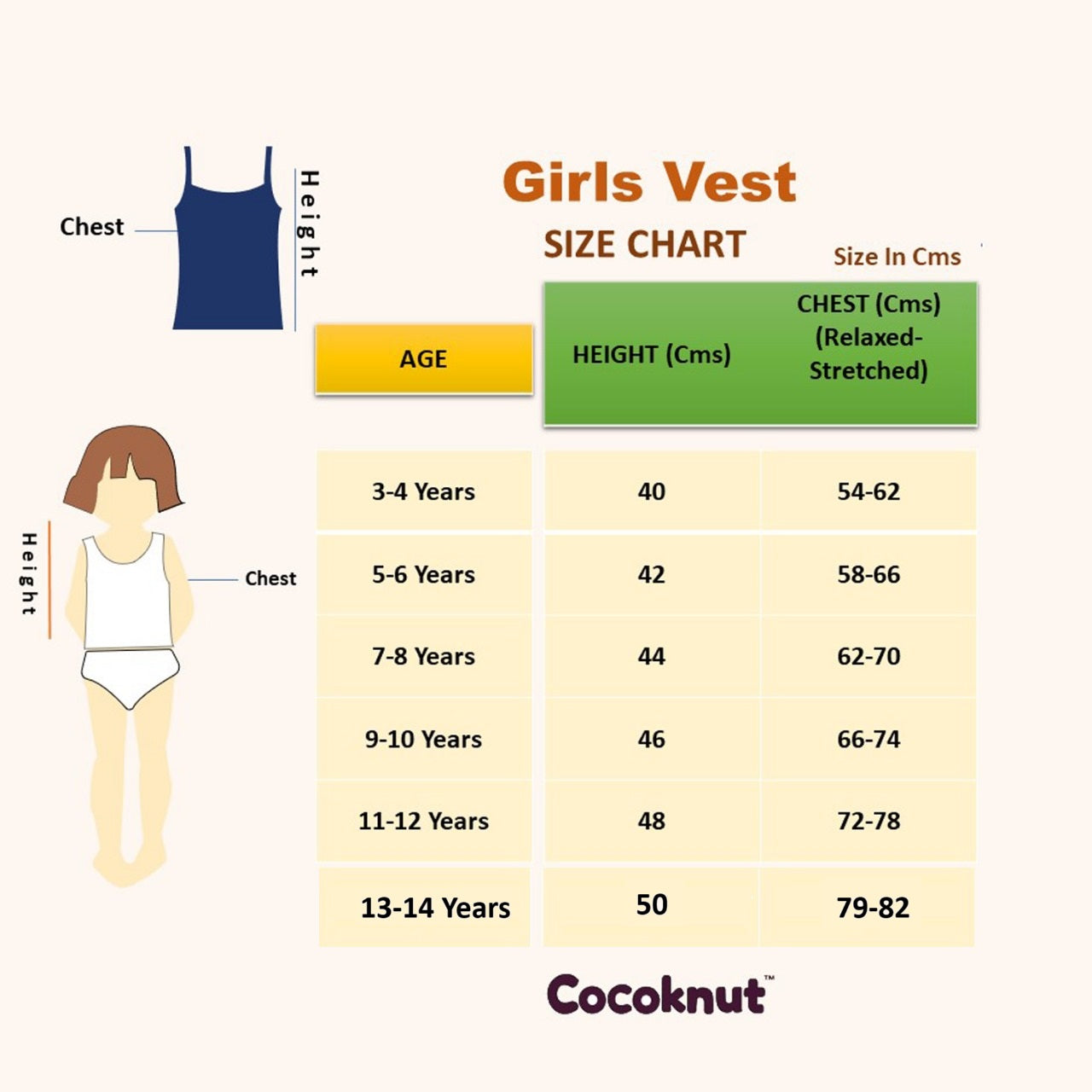 Cocoknut Cat Girls Tanktop (Pack of 2)