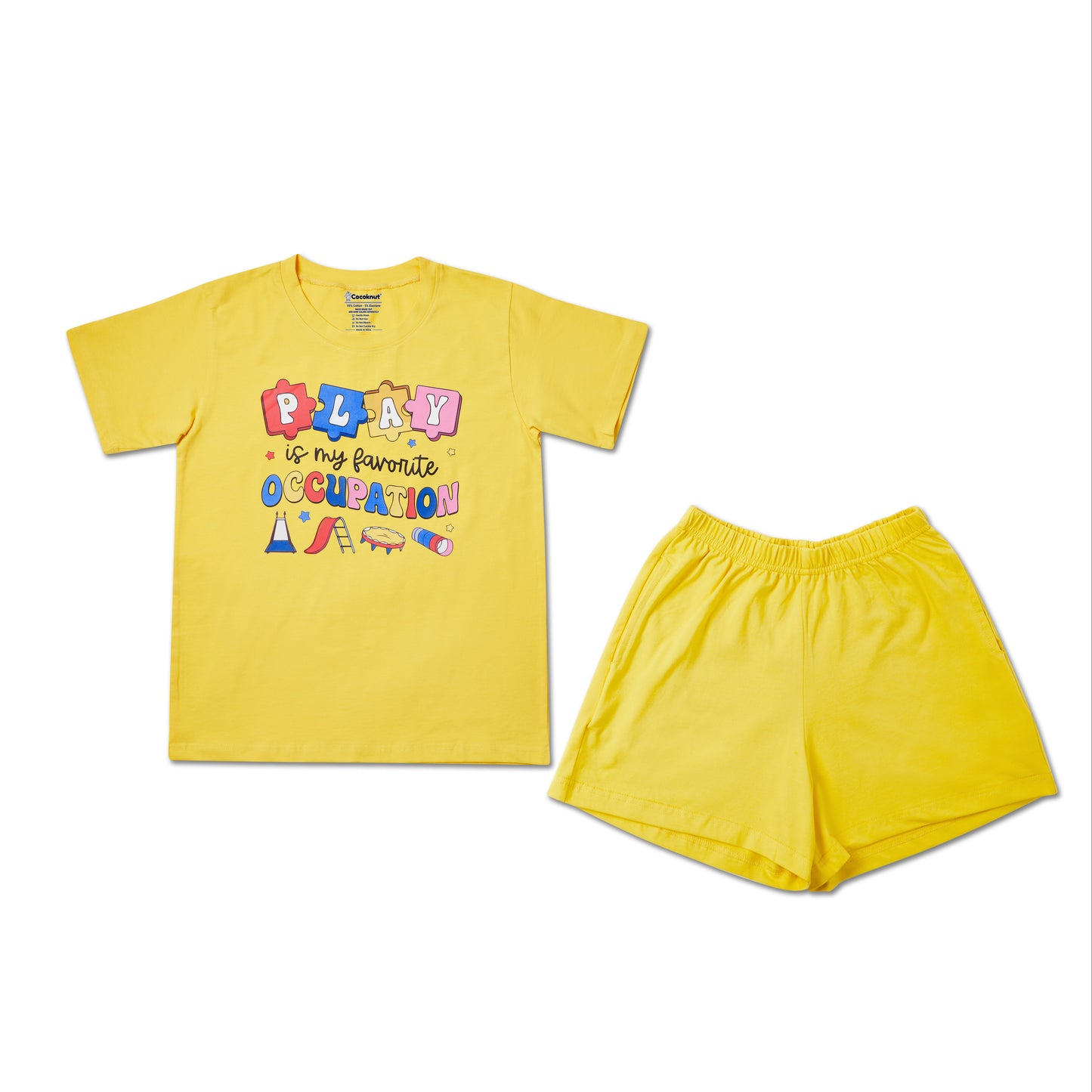 Play carefree yellow boys outfit