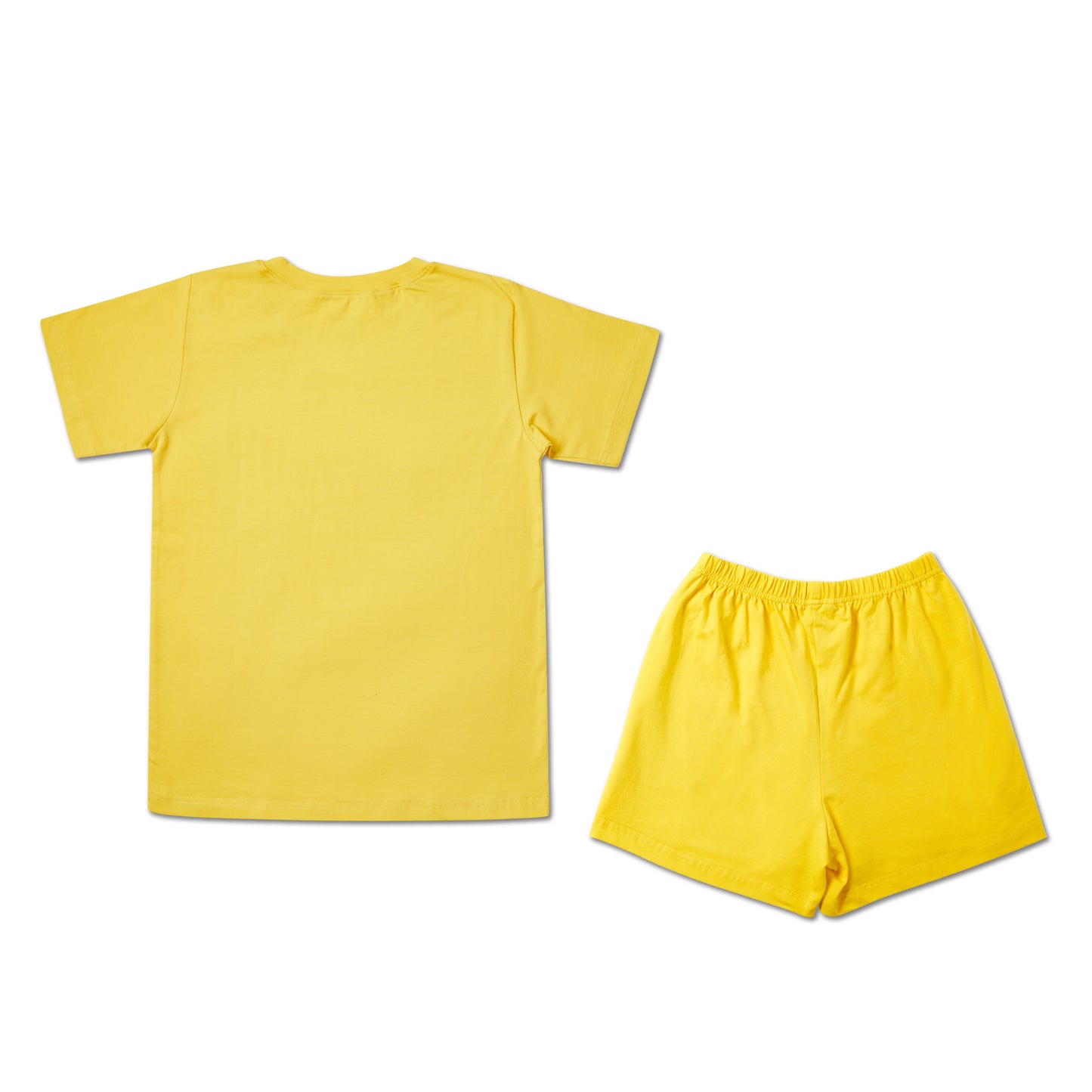 Family Yellow Boys T-shirt and Shorts set