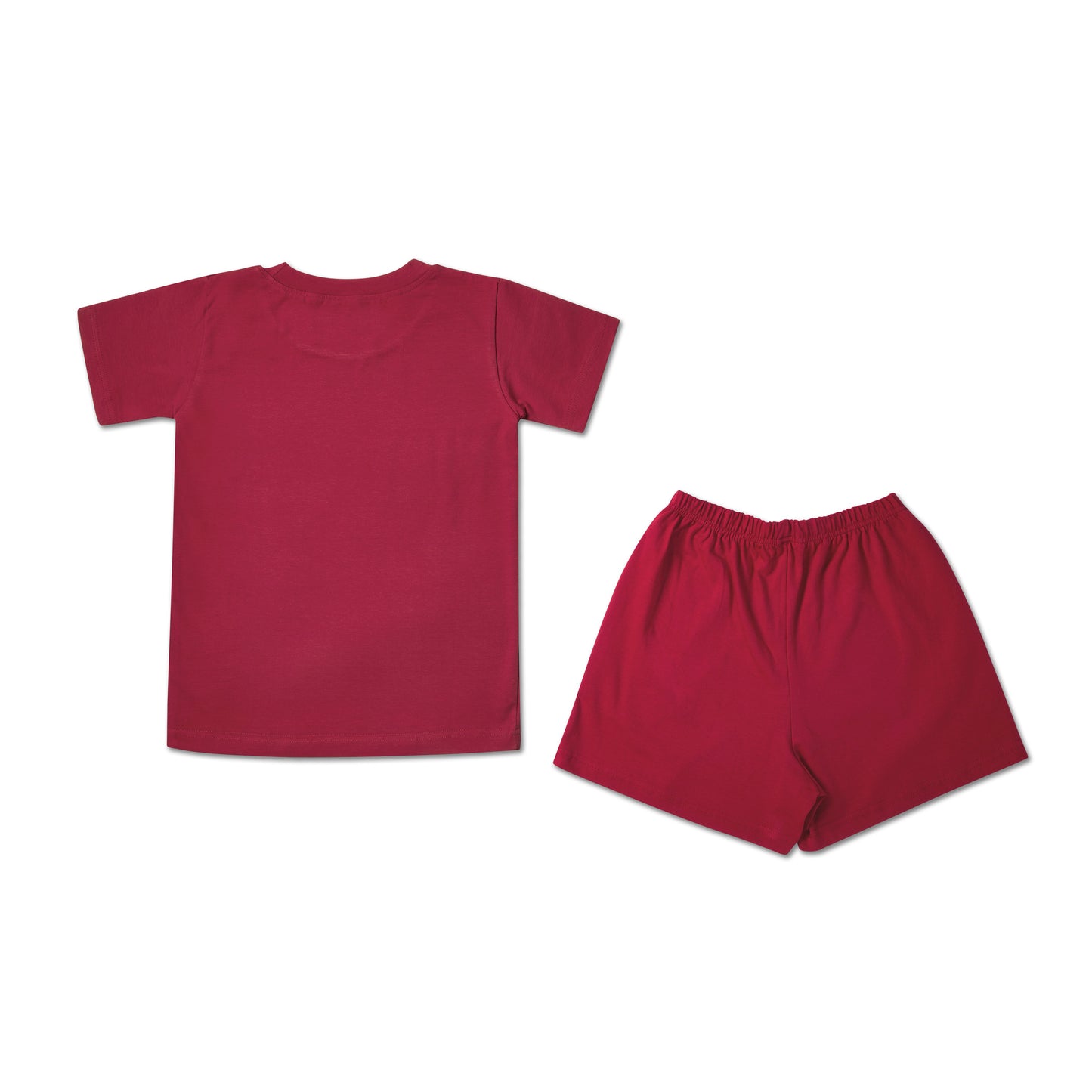 Moon Maroon Boys T-shirt and Shorts set