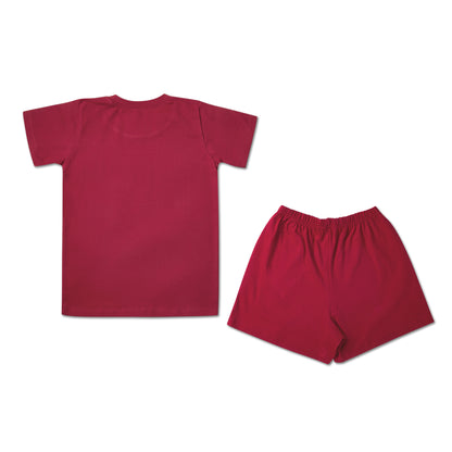 Future Maroon Boys T-shirt and Shorts set