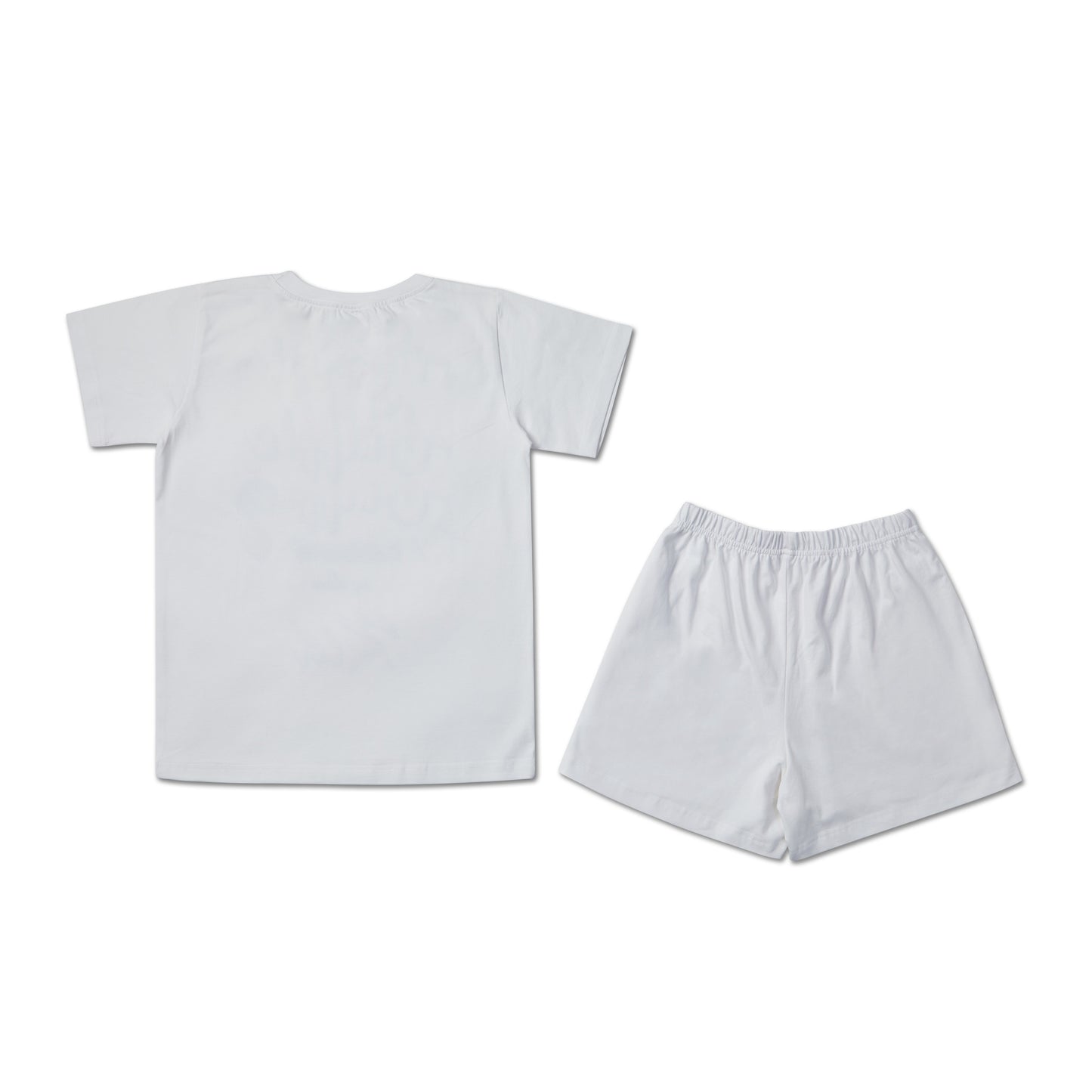 Selfie White Boys T-shirt and Shorts set