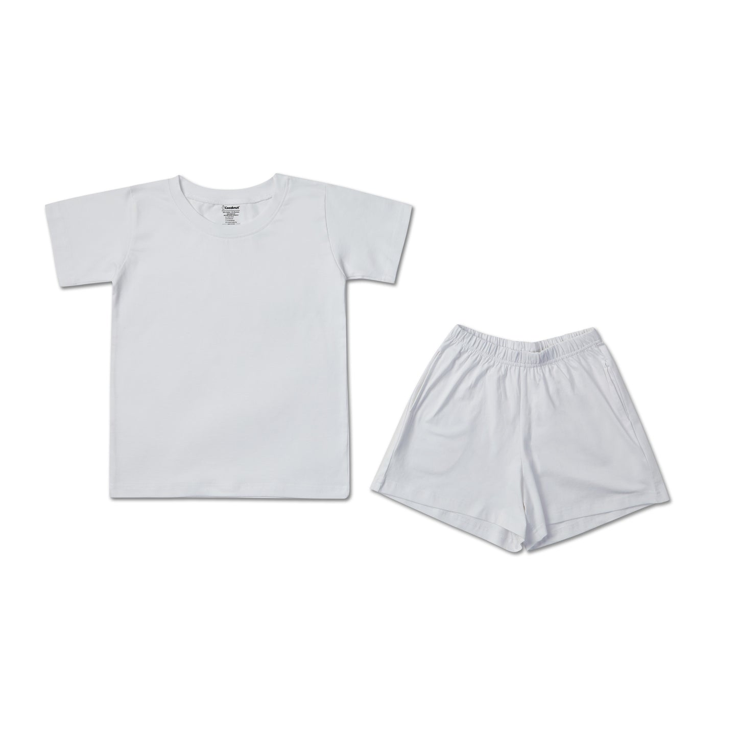 Yummy White Girls T-shirt and Shorts set 