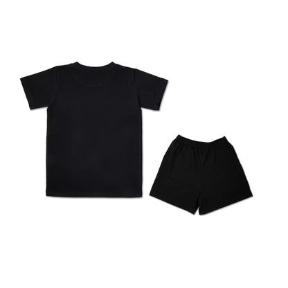 Friend Black Boys T-shirt and Shorts set