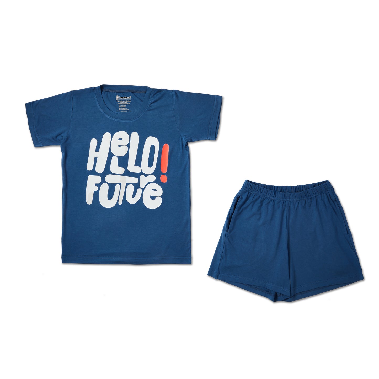 Future Blue Girls T-shirt and Shorts set 