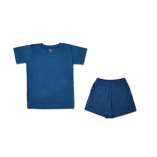 Yummy Blue Girls T-shirt and Shorts set 