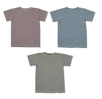 Multicolor Stripes Unisex Tshirt (Pack of 3)