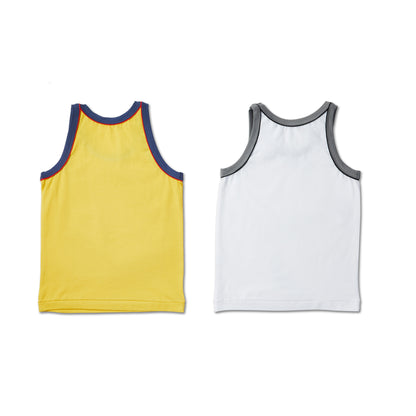 Trendy Plain Boys Vest Pack of 2)