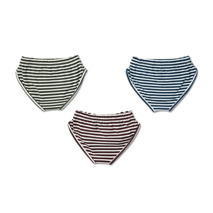 Cool Stripes Premium Boys Brief (Pack of 3)