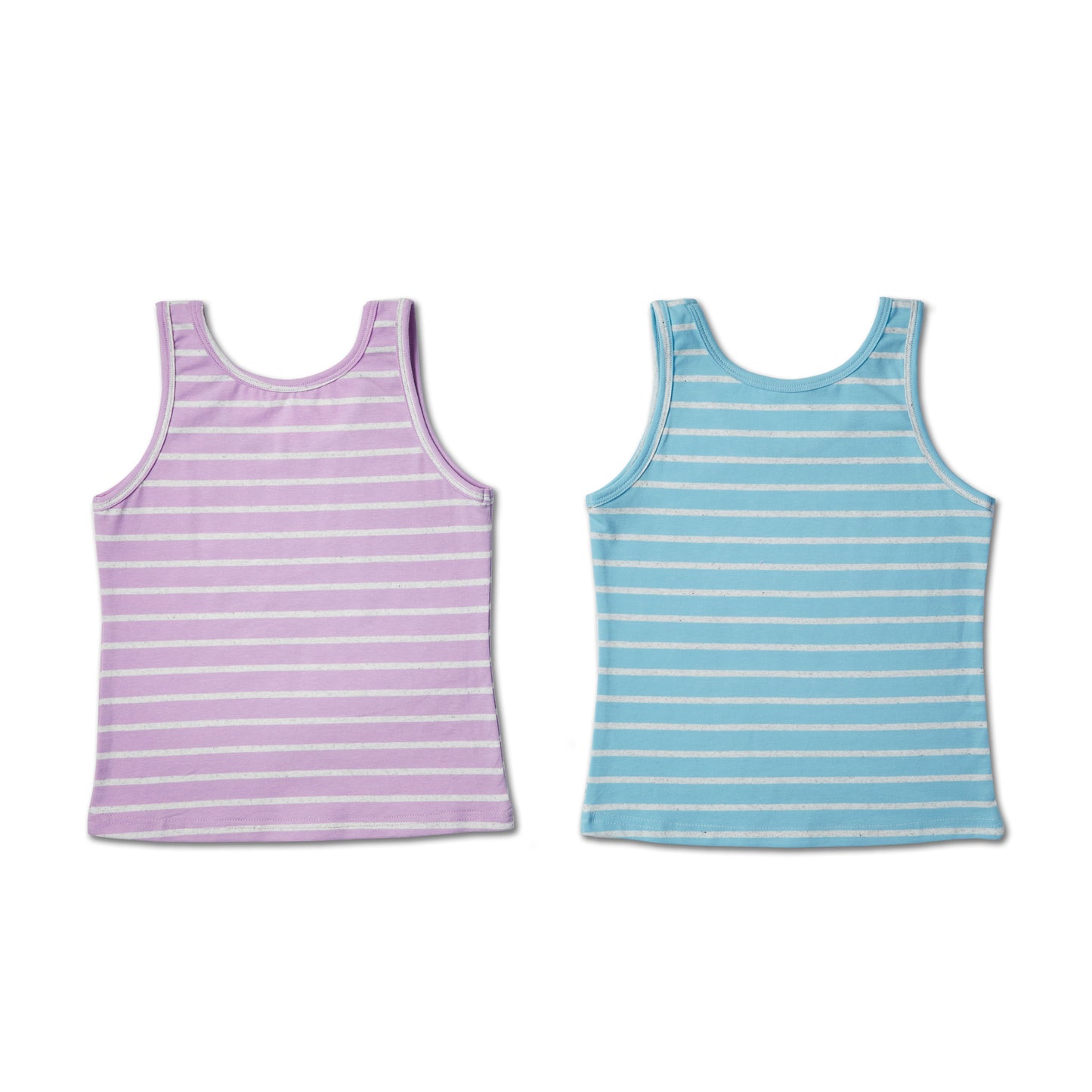 Pastel Stripes Girls Tank Top (Pack of 2)