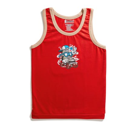 Super Hero Skate Boys Vest (Pack of 2)