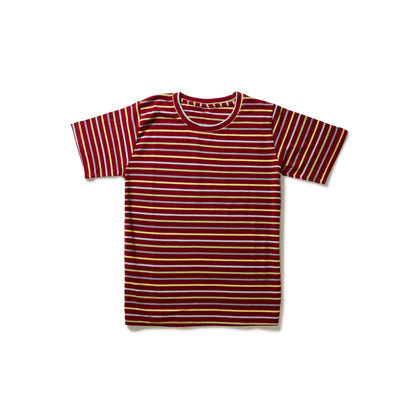 Maroon Stripes Cotton Boys Nightwear set