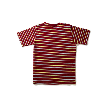 Maroon Stripes Cotton Boys Nightwear set