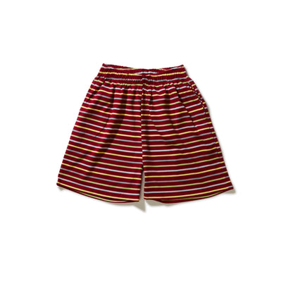 Maroon Stripes Cotton Boys Nightwear set