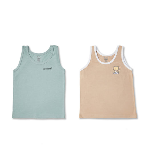 Cat graphic Cocoknut camisole duo pack girls