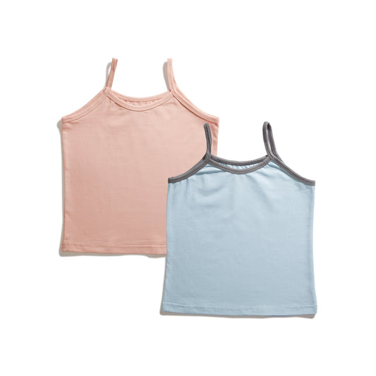 Soft Bio-Washed Cotton Girls Camisole Set
