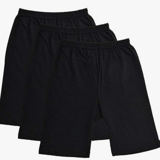 Black and white cycling shorts for performance