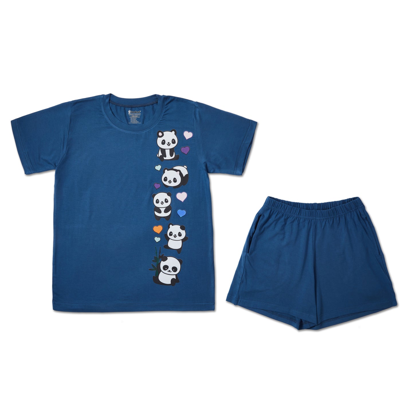 Family theme blue Unisex tee and shorts