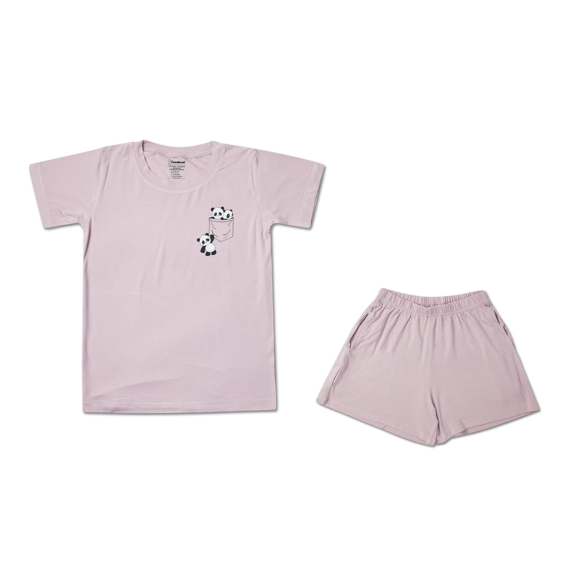 Hang print pink Unisex t-shirt and shorts