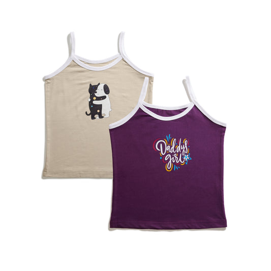 Hugz Daddy's Girls Soft Camisole Pack