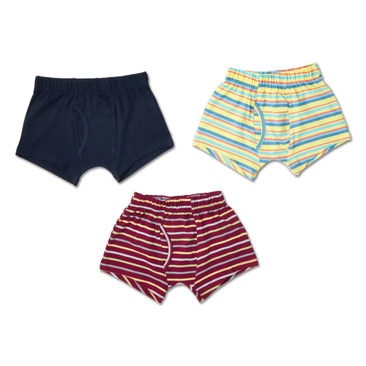 Magic unfold print boys trunks set of 3