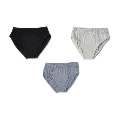 Colorful pot purie print boys briefs 3-pack