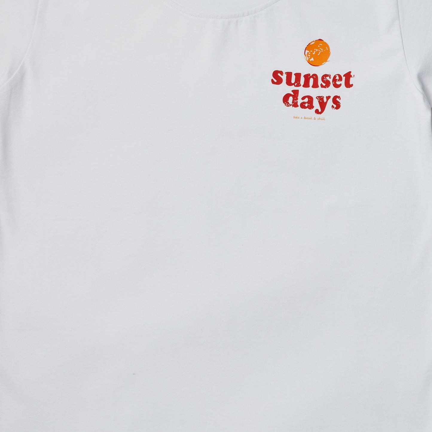 Sunset White Boys T-shirt and Shorts set