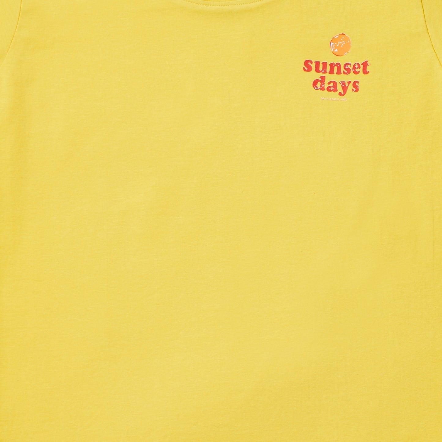 Sunset Yellow Boys T-shirt and Shorts set