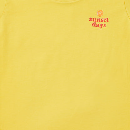 Sunset Yellow Boys T-shirt and Shorts set