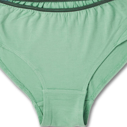 Feathery Plain Girls Panty (Pack of 3)