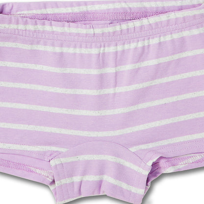 Pastel Stripes Girls Boyshorts (Pack of 3)