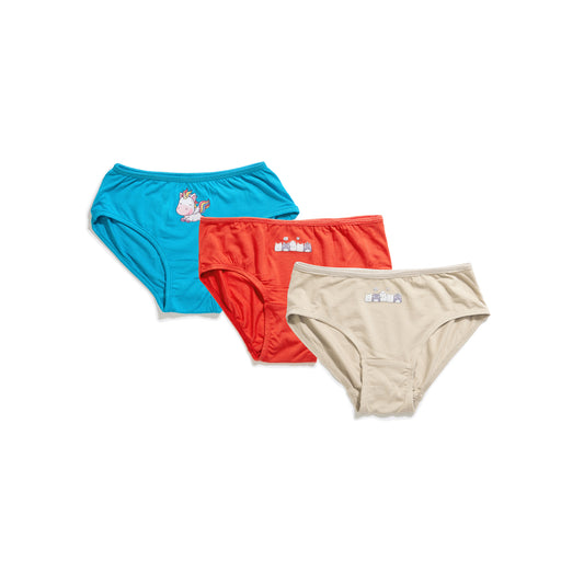 Luxuriously Soft Silky Comfy Girls Panties Set