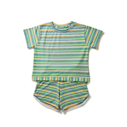 Breathable Soft Grass Cotton Girls Nightwear Set"