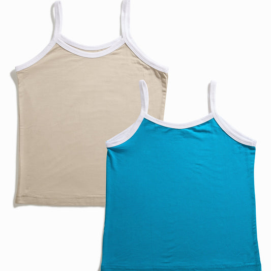 UltraSoft Bio-Washed Cotton Girls Camisole Set